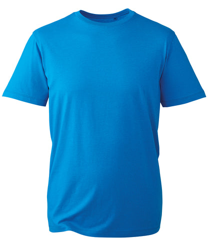Tryck din logga på T-shirts från Anthem - Anpassa Anthem Tee -Unisex i färgen Safir för företag, föreningar och privatpersoner