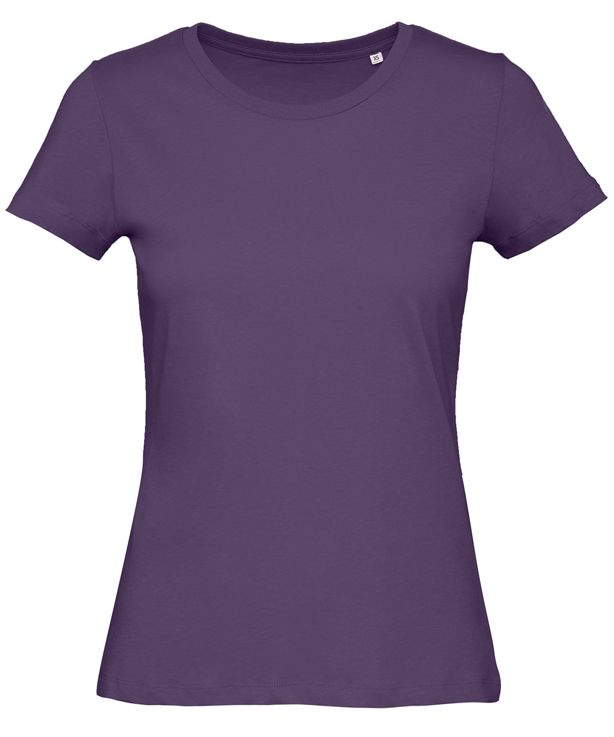 Tryck din logga på T-shirts från B&C Collection - Anpassa B&C Inspire T-Shirt -Dam i färgen Mörk lila för företag, föreningar och privatpersoner