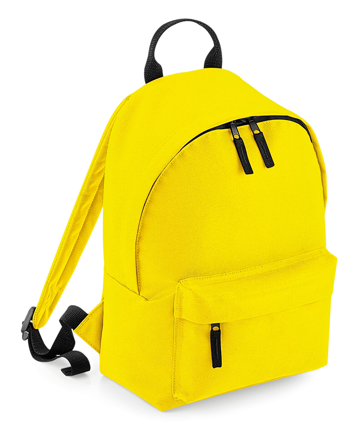 Tryck din logga på Väskor från Bagbase - Anpassa Mini fashion ryggsäck i färgen Neon gul One Size för företag, föreningar och privatpersoner