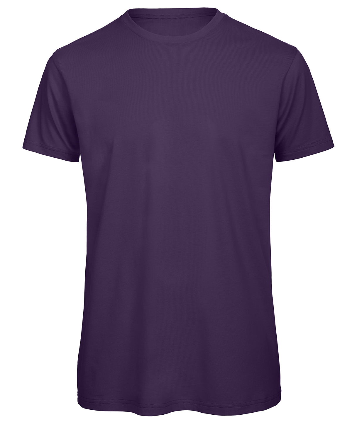 Tryck din logga på T-shirts från B&C Collection - Anpassa B&C Inspire T‑Shirt - Herr i färgen Mörk lila för företag, föreningar och privatpersoner
