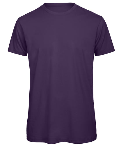 Tryck din logga på T-shirts från B&C Collection - Anpassa B&C Inspire T‑Shirt - Herr i färgen Mörk lila för företag, föreningar och privatpersoner