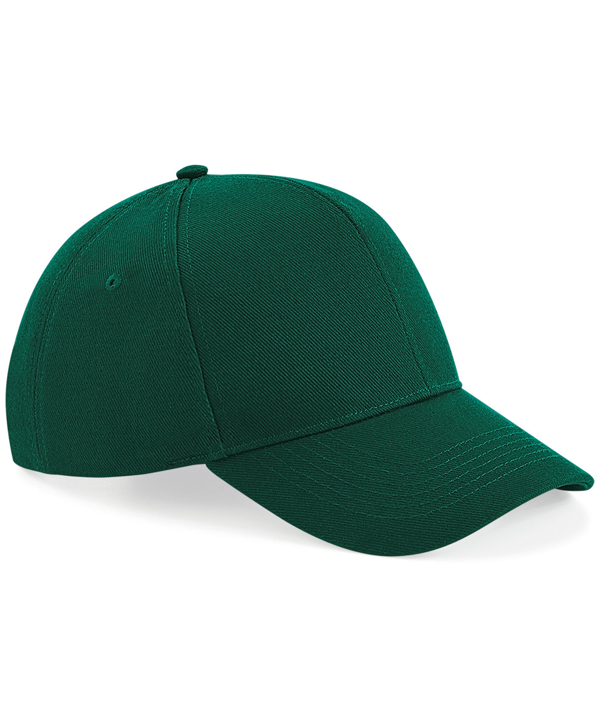 Tryck din logga på Kepsar från Beechfield - Anpassa Ultimate 6-panel keps i färgen Djup grön One Size för företag, föreningar och privatpersoner