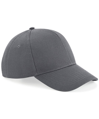 Tryck din logga på Kepsar från Beechfield - Anpassa Ultimate 6-panel keps i färgen Mörkgrå One Size för företag, föreningar och privatpersoner