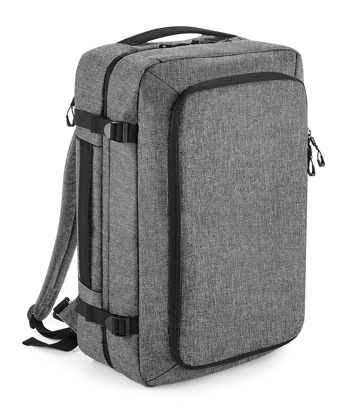 Tryck din logga på Väskor från Bagbase - Anpassa Escape handbagageryggsäck i färgen Ljunggrå One Size för företag, föreningar och privatpersoner