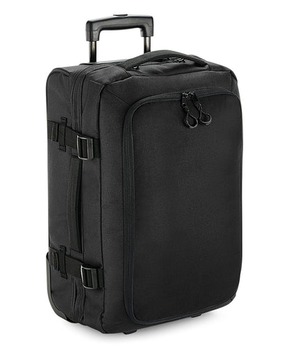 Tryck din logga på Väskor från Bagbase - Anpassa Escape handbagage på hjul i färgen Svart One Size för företag, föreningar och privatpersoner