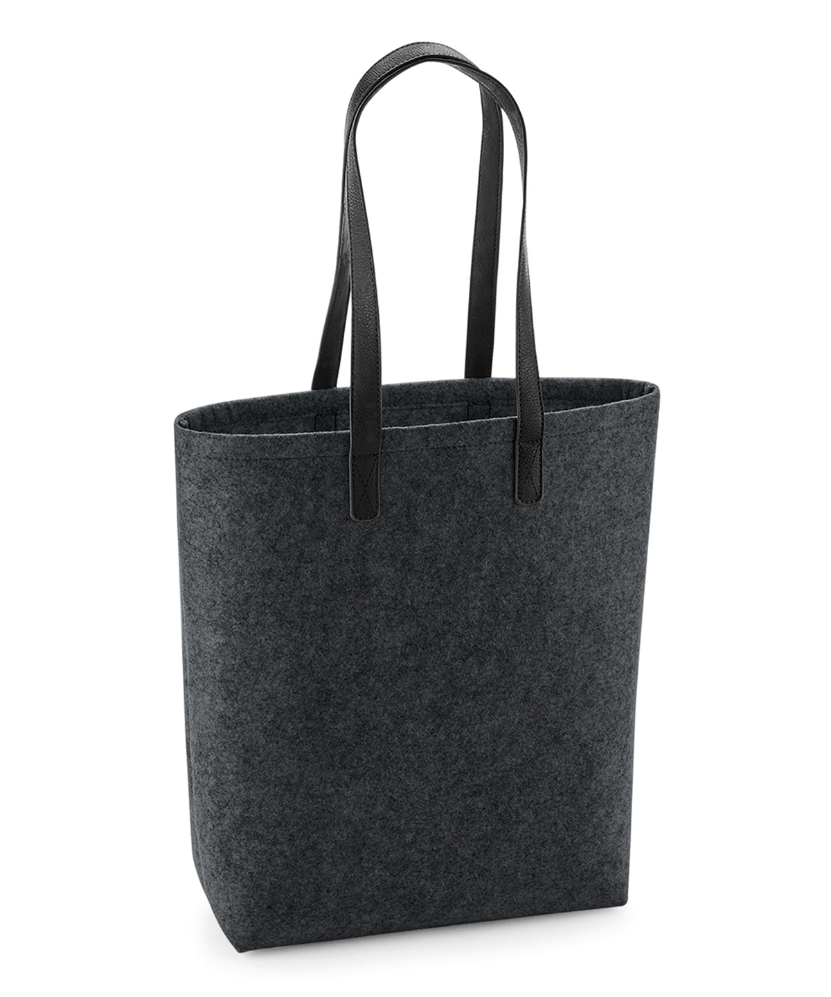 Tryck din logga på Väskor från Bagbase - Anpassa Premium Felt Tote i färgen Mörkgrå One Size för företag, föreningar och privatpersoner