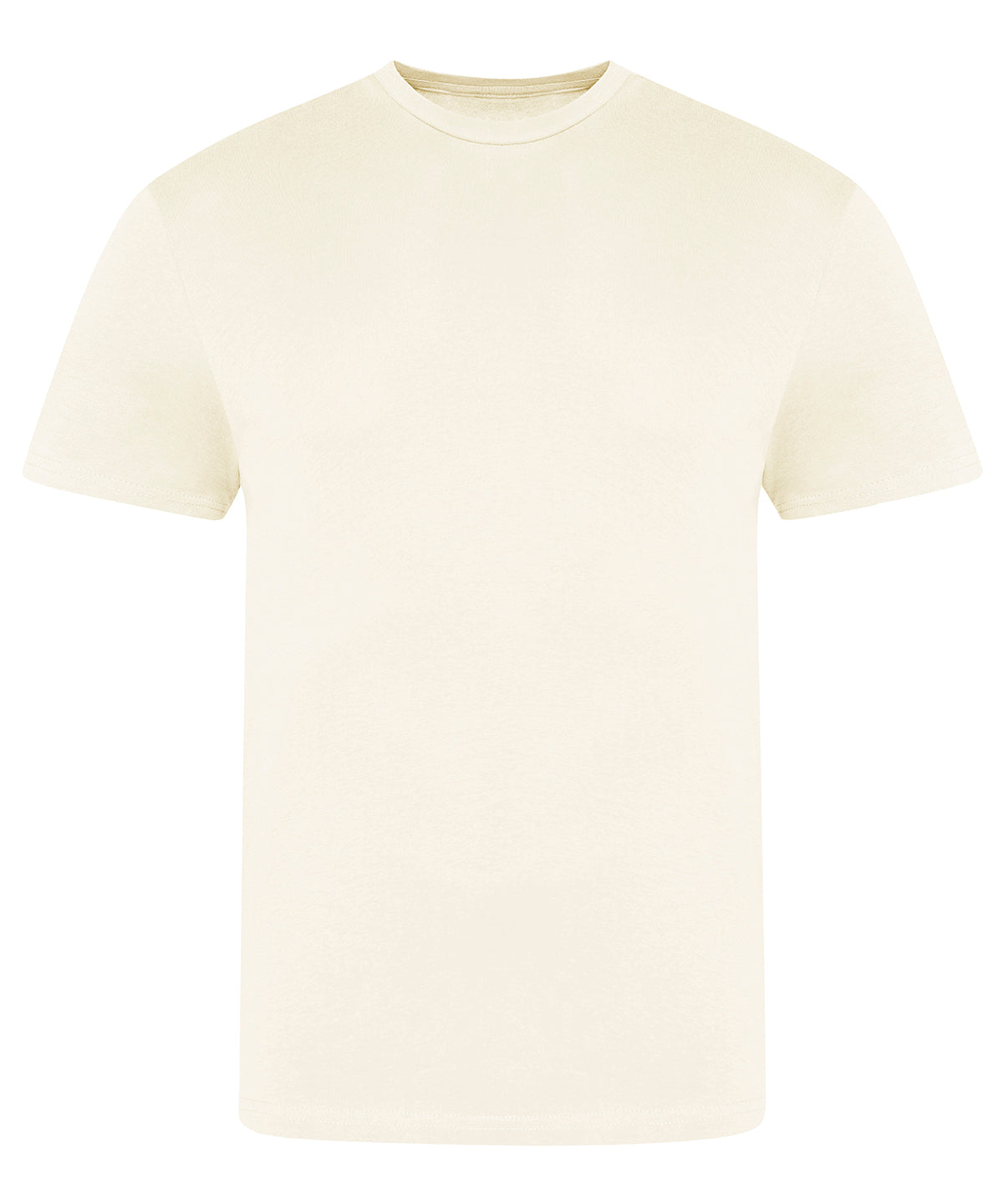 Tryck din logga på T-shirts från AWDis Just T's - Anpassa The 100 Men´s T i färgen Off Vit för företag, föreningar och privatpersoner