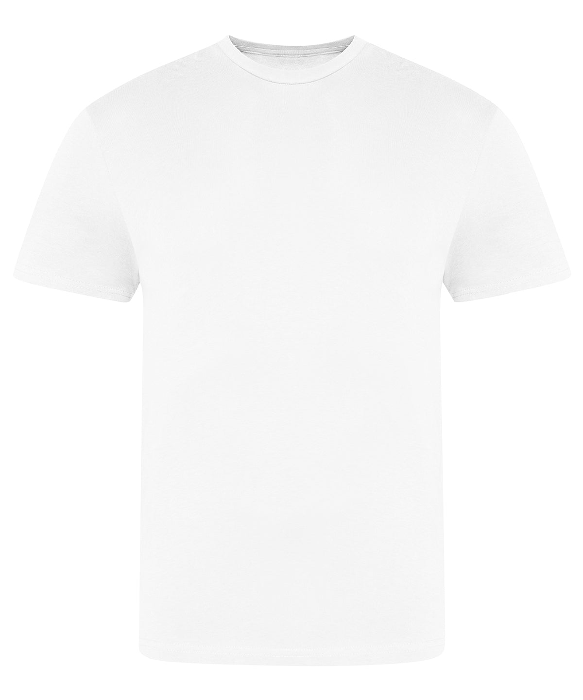 Tryck din logga på T-shirts från AWDis Just T's - Anpassa The 100 Men´s T i färgen Vit för företag, föreningar och privatpersoner