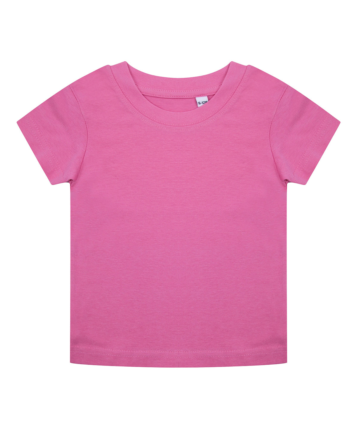 Tryck din logga på T-shirts från Larkwood - Anpassa Ekologisk t-shirt i färgen Ljus rosa för företag, föreningar och privatpersoner