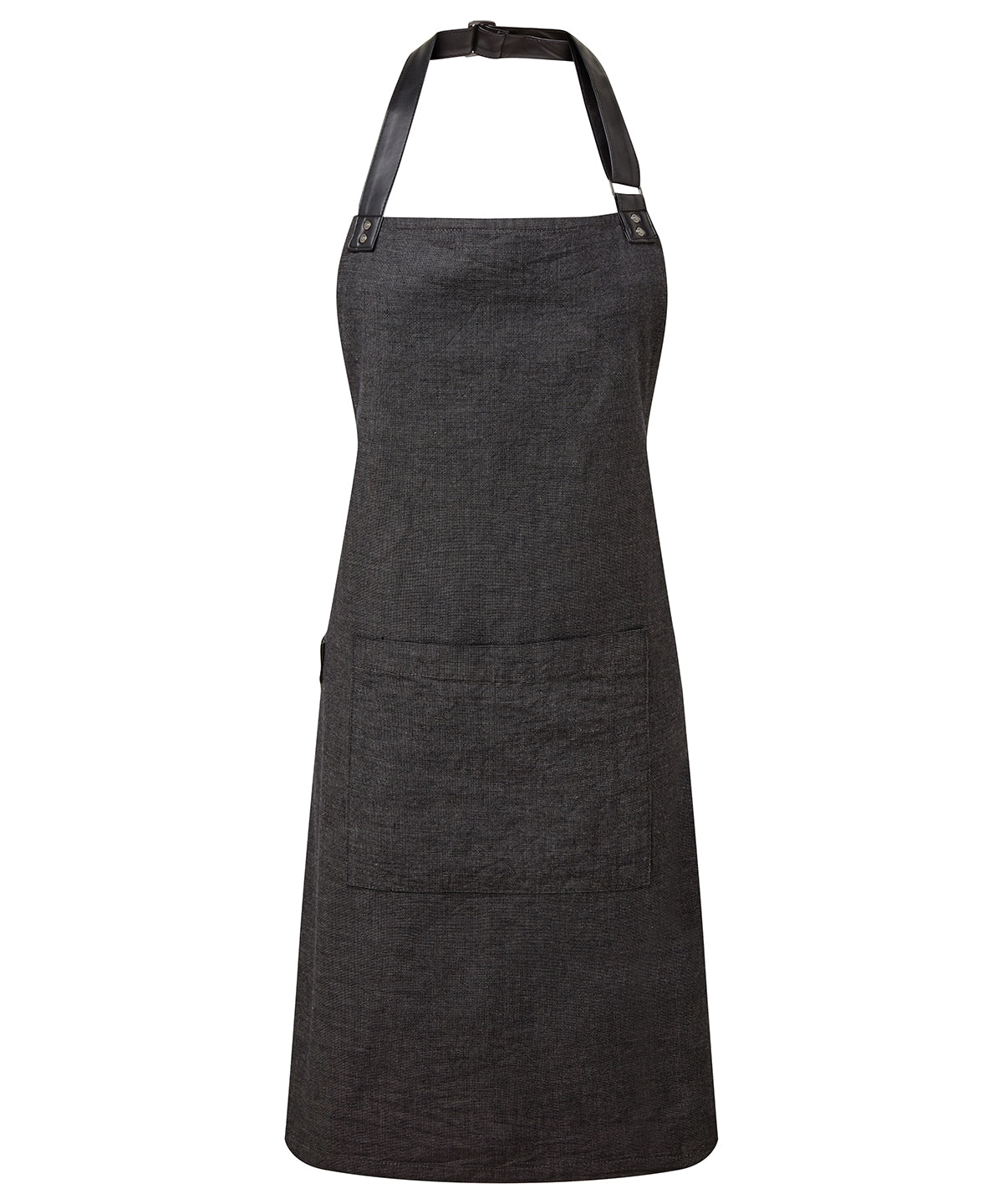 Tryck din logga på Förkläden från Premier - Anpassa Annex Oxford Bib Apron i färgen Svart One Size för företag, föreningar och privatpersoner