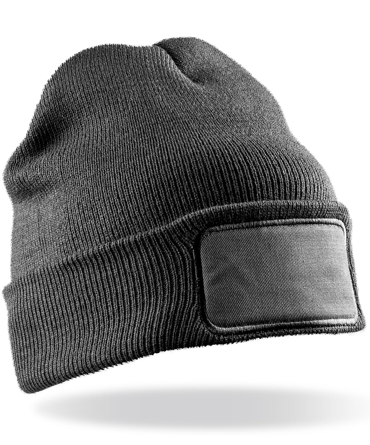 Tryck din logga på Mössor från Result Winter Essentials - Anpassa Mössa med dubbelstickade skrivare i färgen Mörkgrå One Size för företag, föreningar och privatpersoner