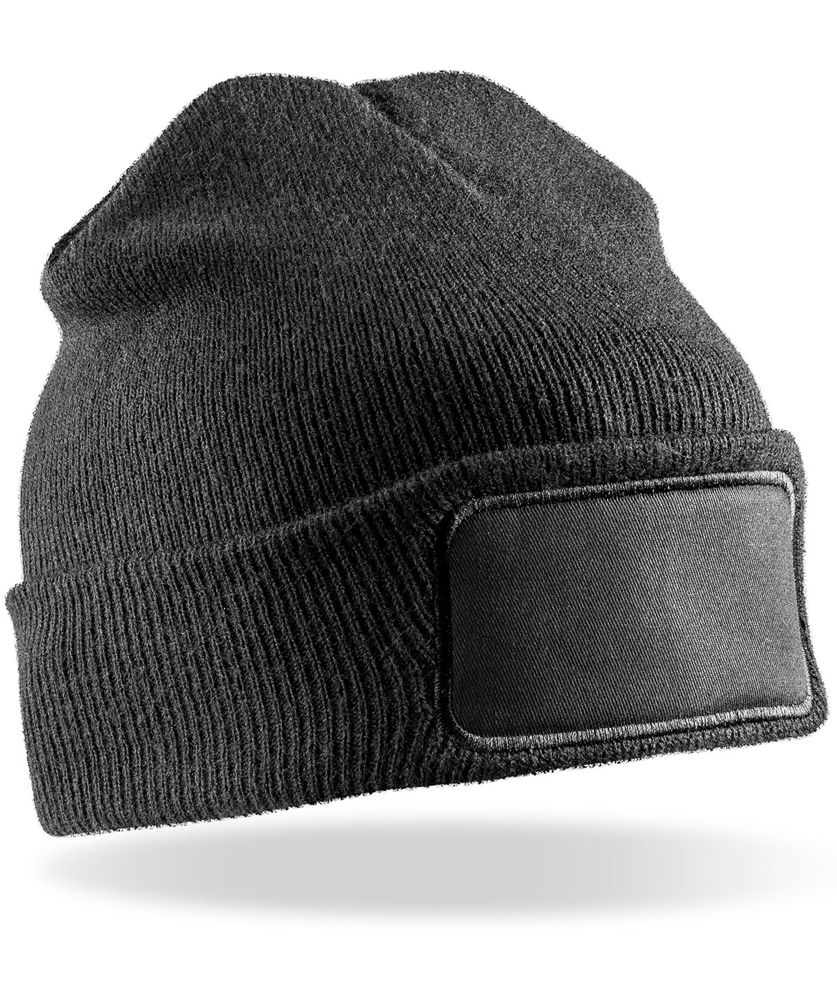 Tryck din logga på Mössor från Result Winter Essentials - Anpassa Mössa med dubbelstickade Thinsulate-skrivare i färgen Svart One Size för företag, föreningar och privatpersoner