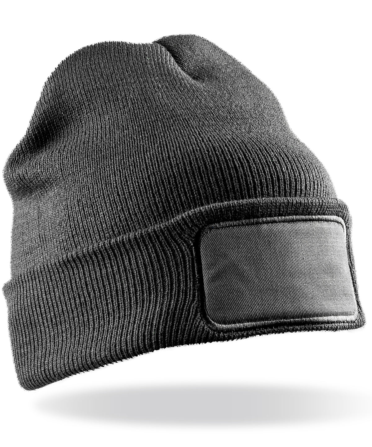 Tryck din logga på Mössor från Result Winter Essentials - Anpassa Mössa med dubbelstickade Thinsulate-skrivare i färgen Mörkgrå One Size för företag, föreningar och privatpersoner