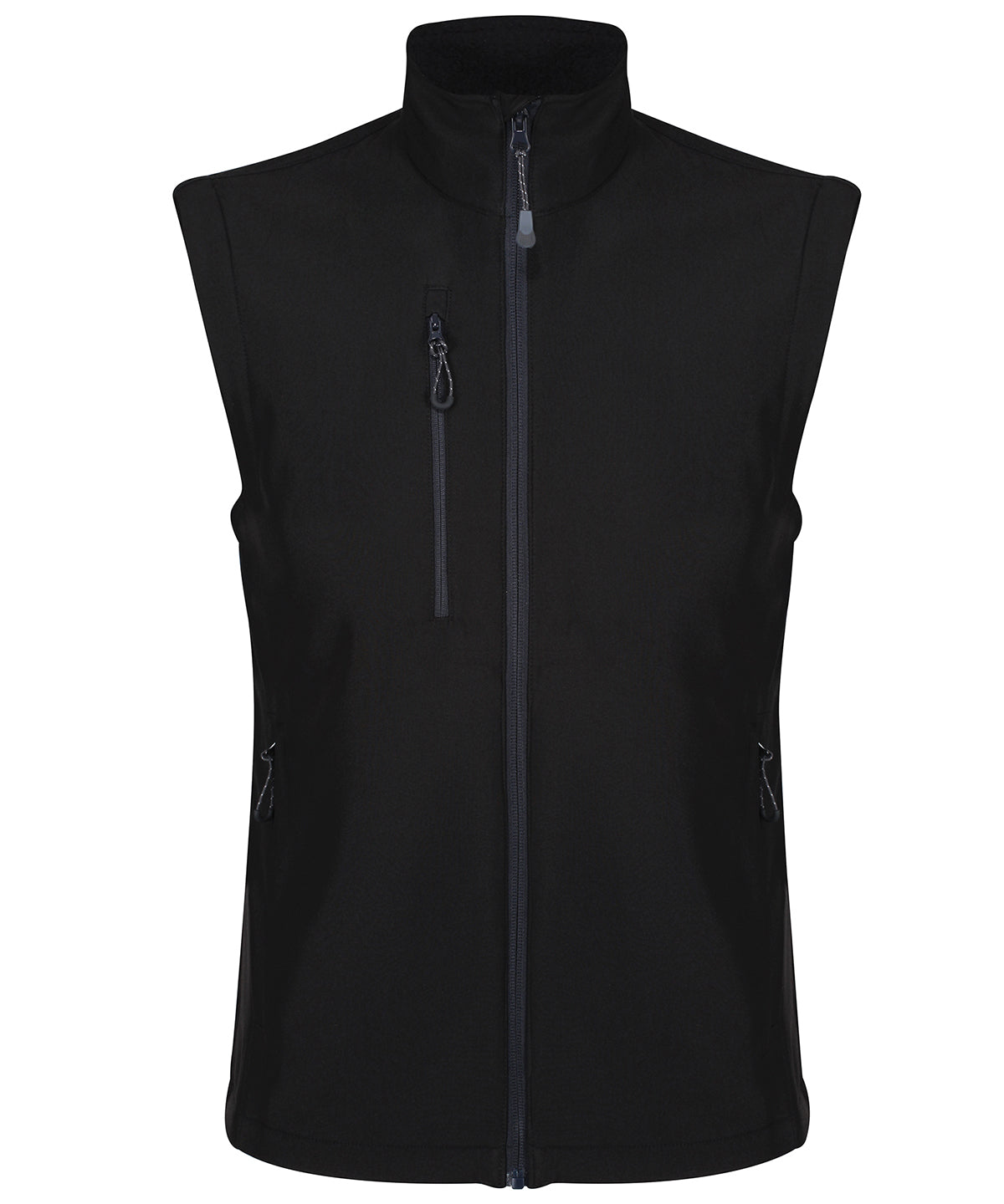 Tryck din logga på Termovästar från Regatta Honestly Made - Anpassa Honestly Made bodywarmer i återvunnen softshell i färgen Svart för företag, föreningar och privatpersoner