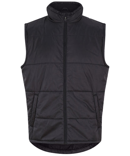 Tryck din logga på Termovästar från ProRTX - Anpassa Pro bodywarmer i färgen Svart för företag, föreningar och privatpersoner