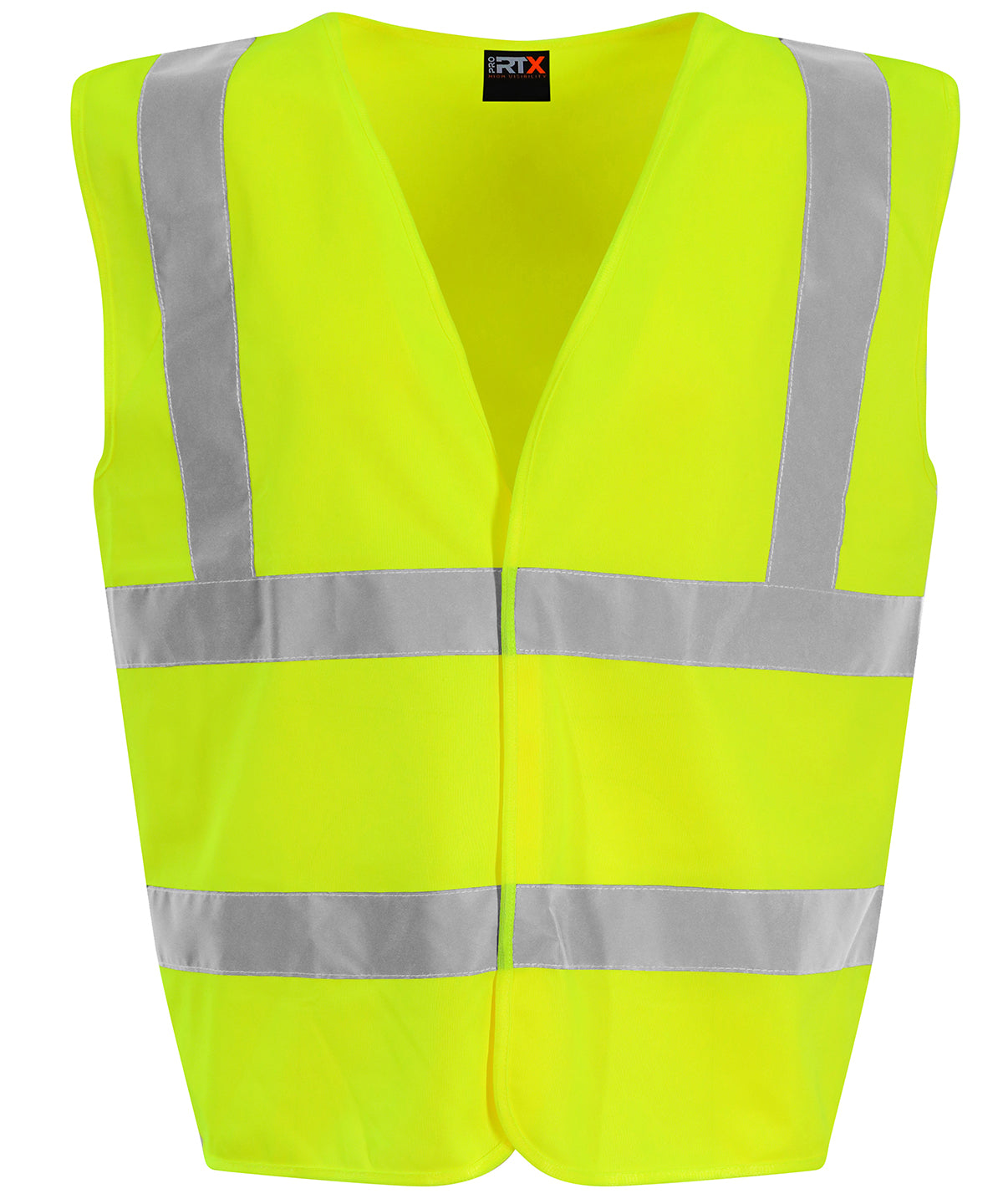 Tryck din logga på Skyddsvästar från ProRTX High Visibility - Anpassa Väst för barn i färgen Neon gul för företag, föreningar och privatpersoner
