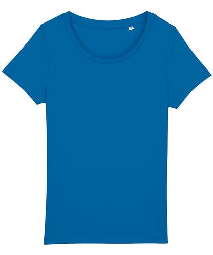 Tryck din logga på T-shirts från Stanley/Stella - Anpassa Stella Jazzer – The Essential T-shirt, Dam i färgen Royal för företag, föreningar och privatpersoner