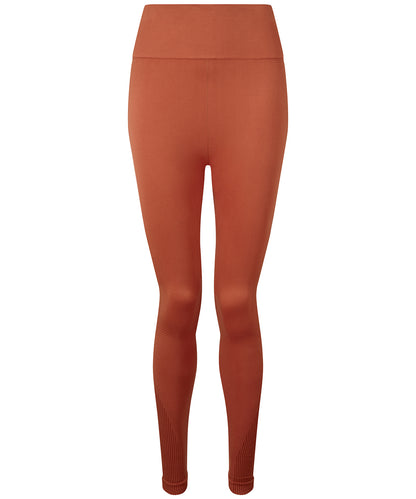 Tryck din logga på Leggings från TriDri - Anpassa Dam TriDri sömlösa '3D fit' multisport skulptur enfärgade leggings i färgen Mellanbrun för företag, föreningar och privatpersoner
