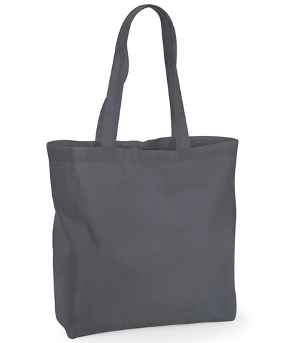Tryck din logga på Väskor från Westford Mill - Anpassa Maxi Bag for Life i färgen Mörkgrå One Size för företag, föreningar och privatpersoner