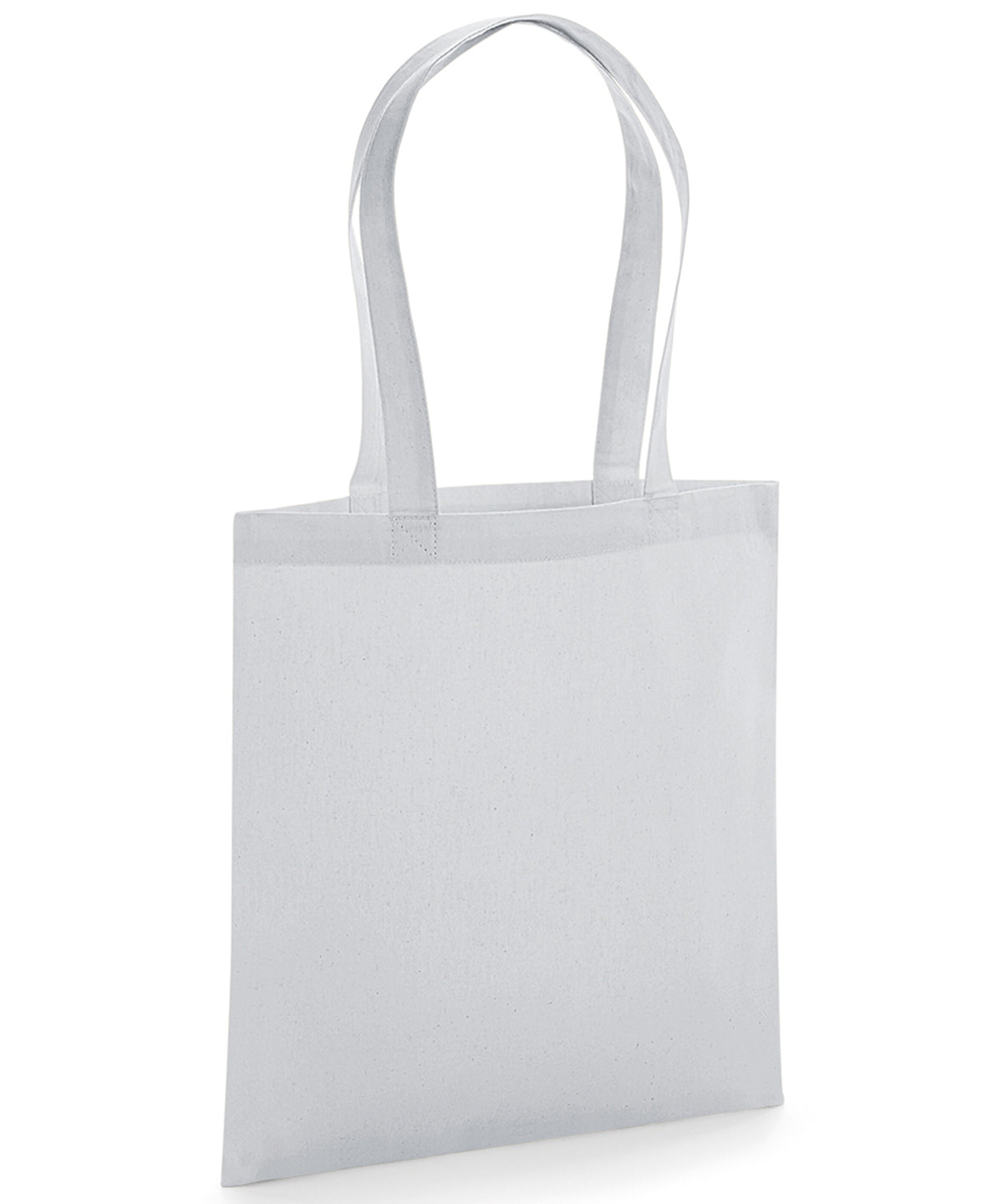 Tryck din logga på Väskor från Westford Mill - Anpassa EarthAware Organic Marina Tote i färgen Ljusgrå One Size för företag, föreningar och privatpersoner