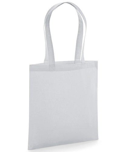 Tryck din logga på Väskor från Westford Mill - Anpassa EarthAware Organic Marina Tote i färgen Ljusgrå One Size för företag, föreningar och privatpersoner