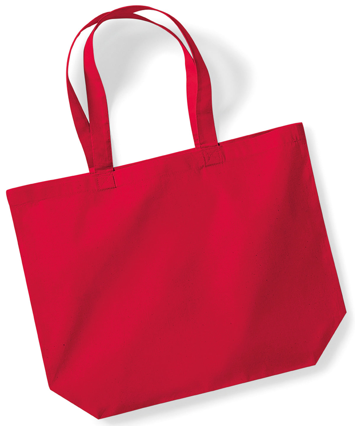 Tryck din logga på Väskor från Westford Mill - Anpassa EarthAware Organic Marina Tote i färgen Mellan röd One Size för företag, föreningar och privatpersoner