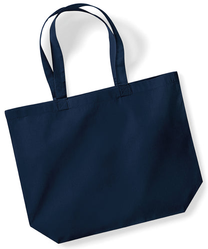 Tryck din logga på Väskor från Westford Mill - Anpassa EarthAware Organic Marina Tote i färgen Marinblå One Size för företag, föreningar och privatpersoner