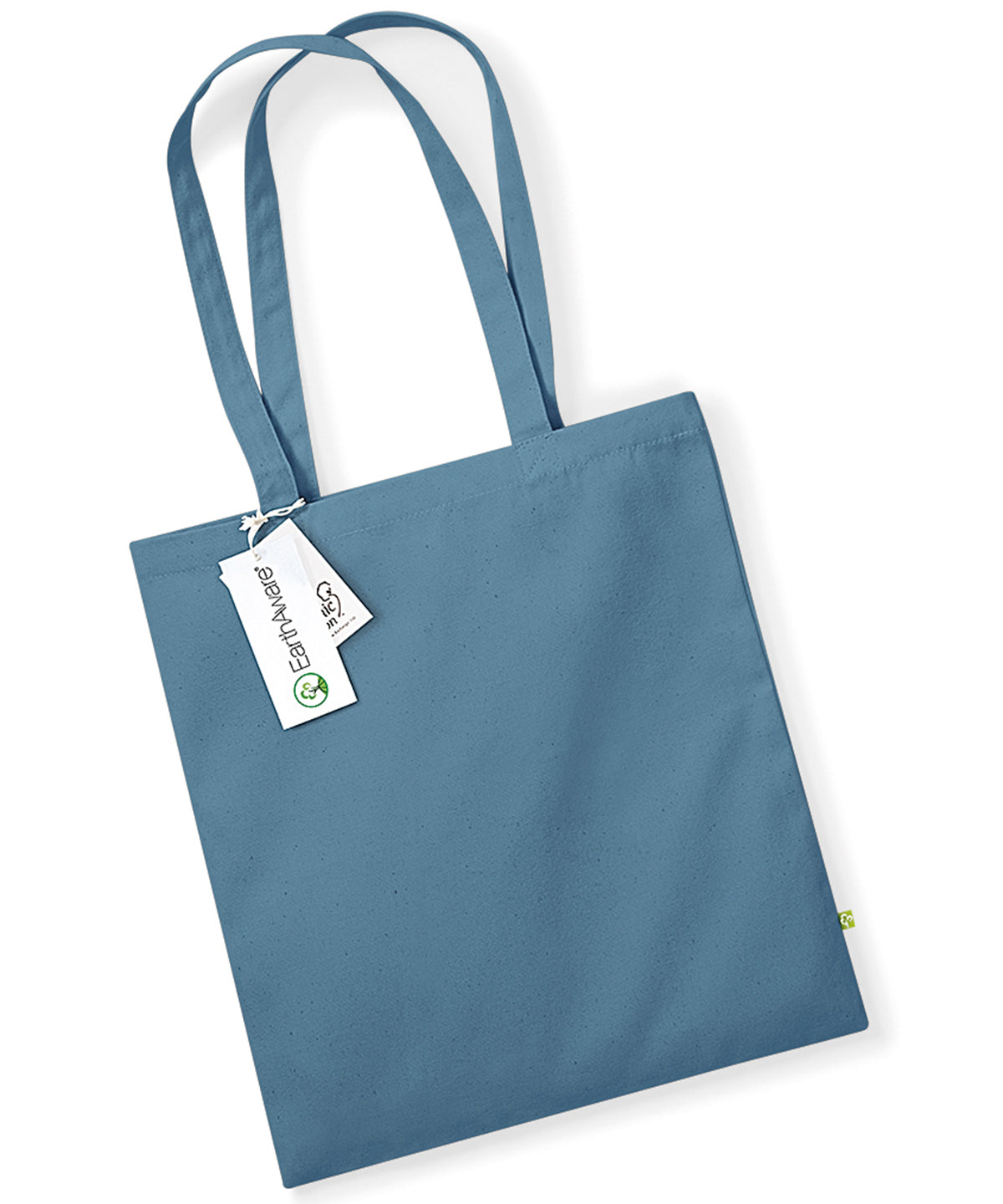 Tryck din logga på Väskor från Westford Mill - Anpassa EarthAware Organic Bag for Life i färgen Ljusblå One Size för företag, föreningar och privatpersoner