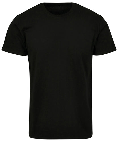 Tryck din logga på T-shirts från Build Your Brand - Anpassa Basic T-Shirt - Herr i färgen Svart för företag, föreningar och privatpersoner