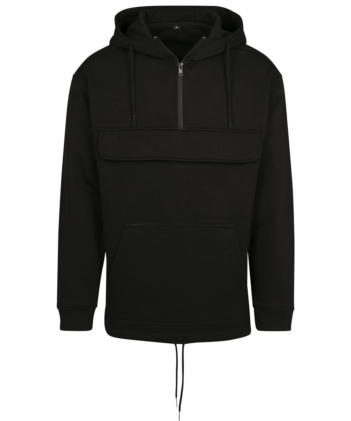 Tryck din logga på Hoodies från Build Your Brand - Anpassa Build Your Brand - Sweatshirt med Huva i färgen Svart för företag, föreningar och privatpersoner