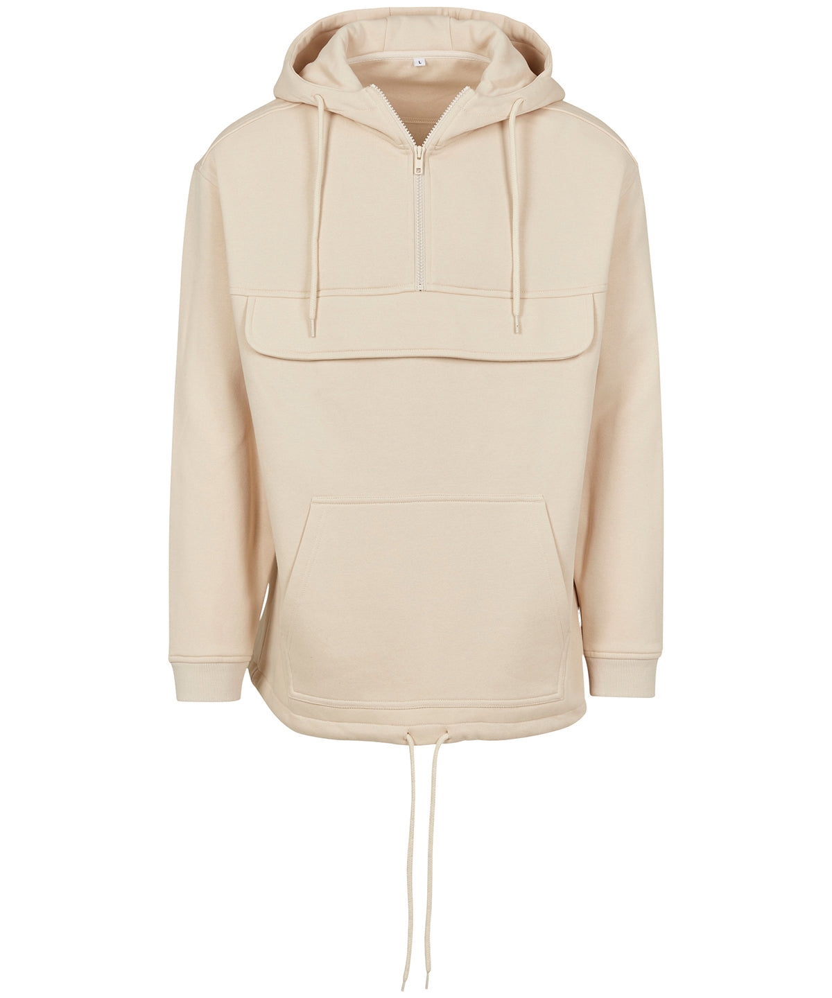 Tryck din logga på Hoodies från Build Your Brand - Anpassa Build Your Brand - Sweatshirt med Huva i färgen Naturligt för företag, föreningar och privatpersoner