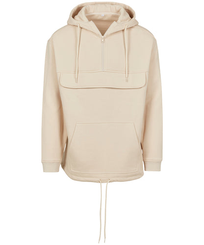 Tryck din logga på Hoodies från Build Your Brand - Anpassa Build Your Brand - Sweatshirt med Huva i färgen Naturligt för företag, föreningar och privatpersoner