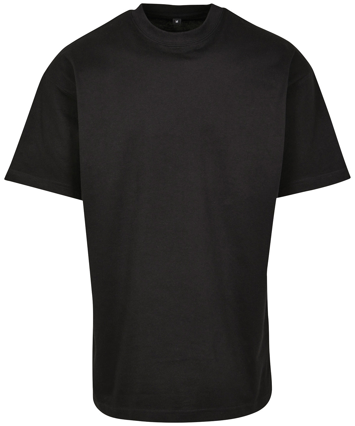 Tryck din logga på T-shirts från Build Your Brand - Anpassa Premium Combed Jersey Tee i färgen Svart för företag, föreningar och privatpersoner