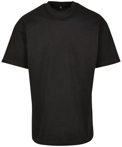 Tryck din logga på T-shirts från Build Your Brand - Anpassa Premium Combed Jersey Tee i färgen Svart för företag, föreningar och privatpersoner