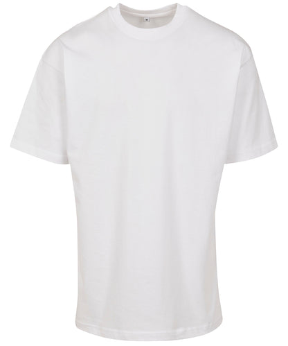 Tryck din logga på T-shirts från Build Your Brand - Anpassa Premium Combed Jersey Tee i färgen Vit för företag, föreningar och privatpersoner