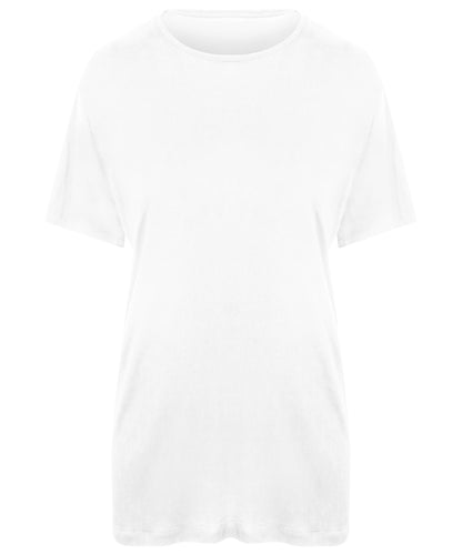 Tryck din logga på T-shirts från AWDis Ecologie - Anpassa Daintree EcoViscose T-Shirt i färgen Vit för företag, föreningar och privatpersoner