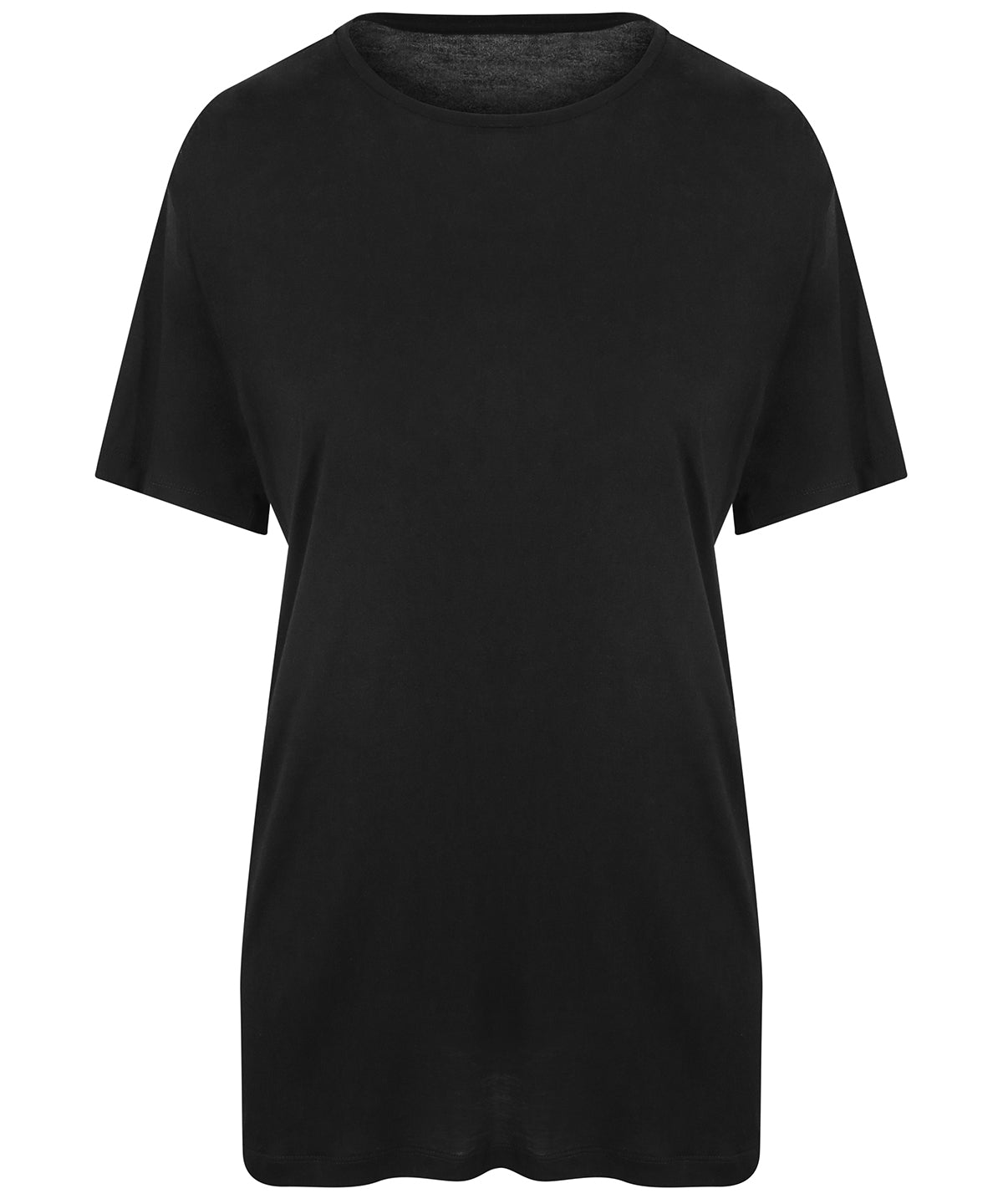 Tryck din logga på T-shirts från AWDis Ecologie - Anpassa Daintree EcoViscose T-Shirt i färgen Svart för företag, föreningar och privatpersoner