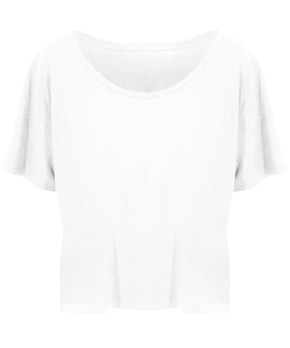 Tryck din logga på T-shirts från AWDis Ecologie - Anpassa Daintree EcoViscose T-shirt - Dam i färgen Vit för företag, föreningar och privatpersoner