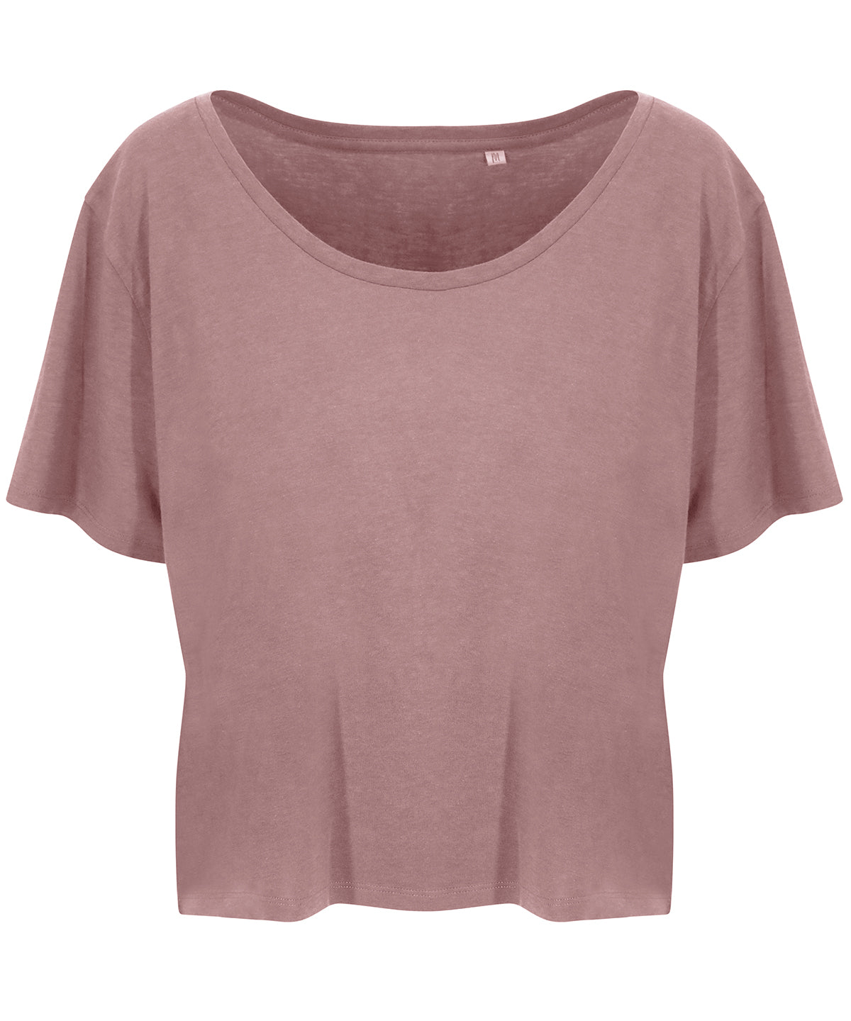 Tryck din logga på T-shirts från AWDis Ecologie - Anpassa Daintree EcoViscose T-shirt - Dam i färgen Ljusrosa för företag, föreningar och privatpersoner