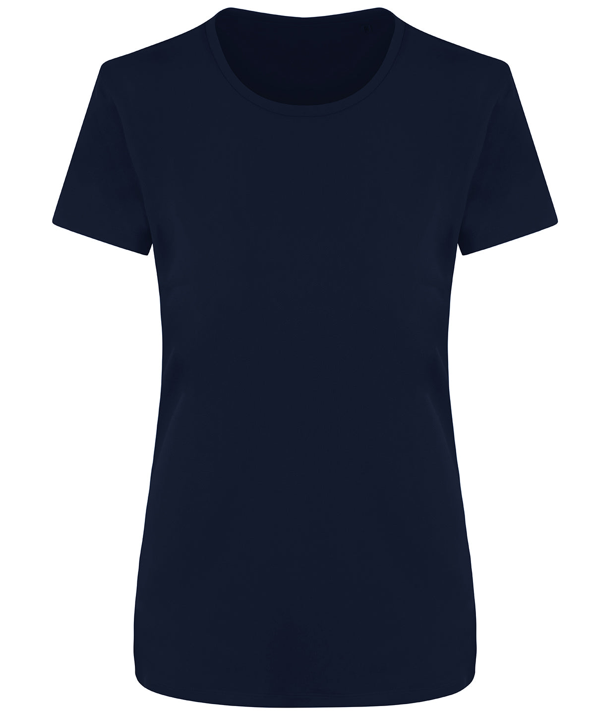 Tryck din logga på T-shirts från AWDis Ecologie - Anpassa Ambaro Recycled T-Shirt - Dam i färgen Marinblå för företag, föreningar och privatpersoner