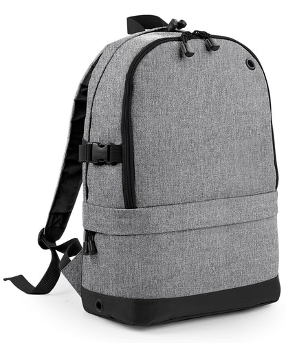 Tryck din logga på Väskor från Bagbase - Anpassa Athleisure pro-ryggsäck i färgen Ljunggrå One Size för företag, föreningar och privatpersoner