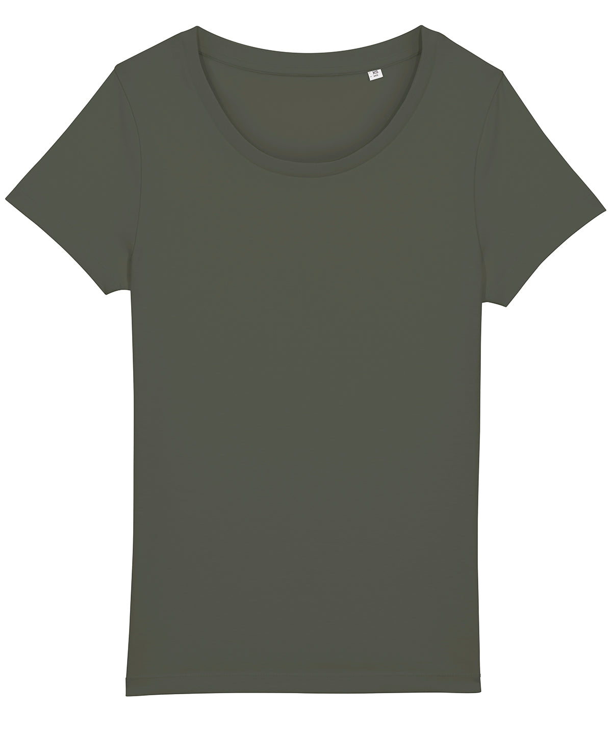 Tryck din logga på T-shirts från Stanley/Stella - Anpassa Stella Jazzer – The Essential T-shirt, Dam i färgen Khaki för företag, föreningar och privatpersoner