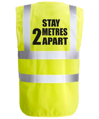 Tryck din logga på Skyddsvästar från Personal Protective Wear - Anpassa 2 meter högfärgsväst i färgen för företag, föreningar och privatpersoner
