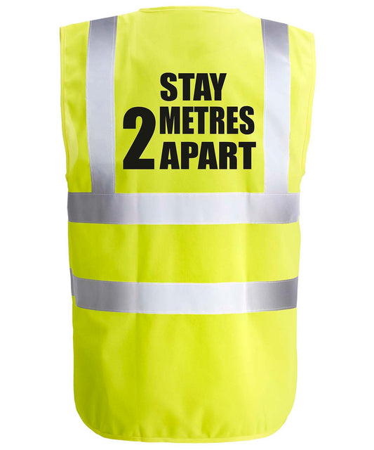 Tryck din logga på Skyddsvästar från Personal Protective Wear - Anpassa 2 meter högfärgsväst i färgen för företag, föreningar och privatpersoner