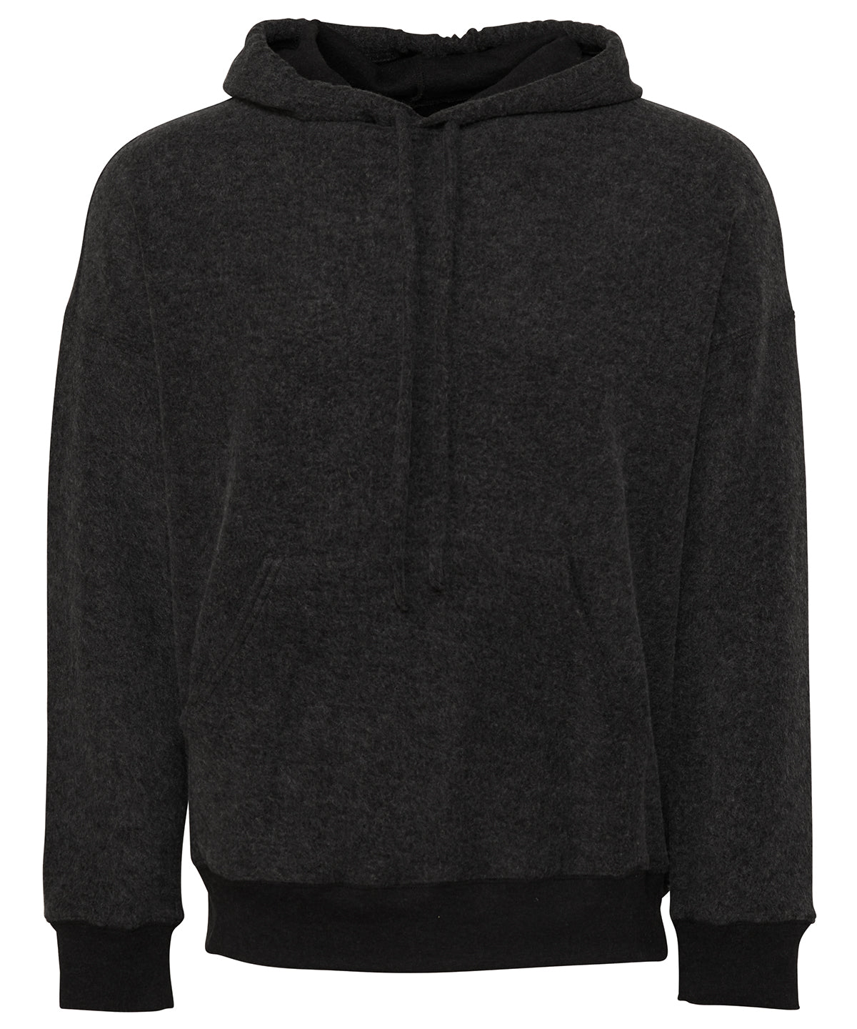 Tryck din logga på Hoodies från Bella Canvas - Anpassa Bella Canvas - Sueded Unisex Fleece Hoodie i färgen Svart för företag, föreningar och privatpersoner