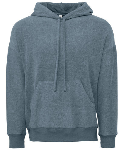 Tryck din logga på Hoodies från Bella Canvas - Anpassa Bella Canvas - Sueded Unisex Fleece Hoodie i färgen Mörkgrå för företag, föreningar och privatpersoner