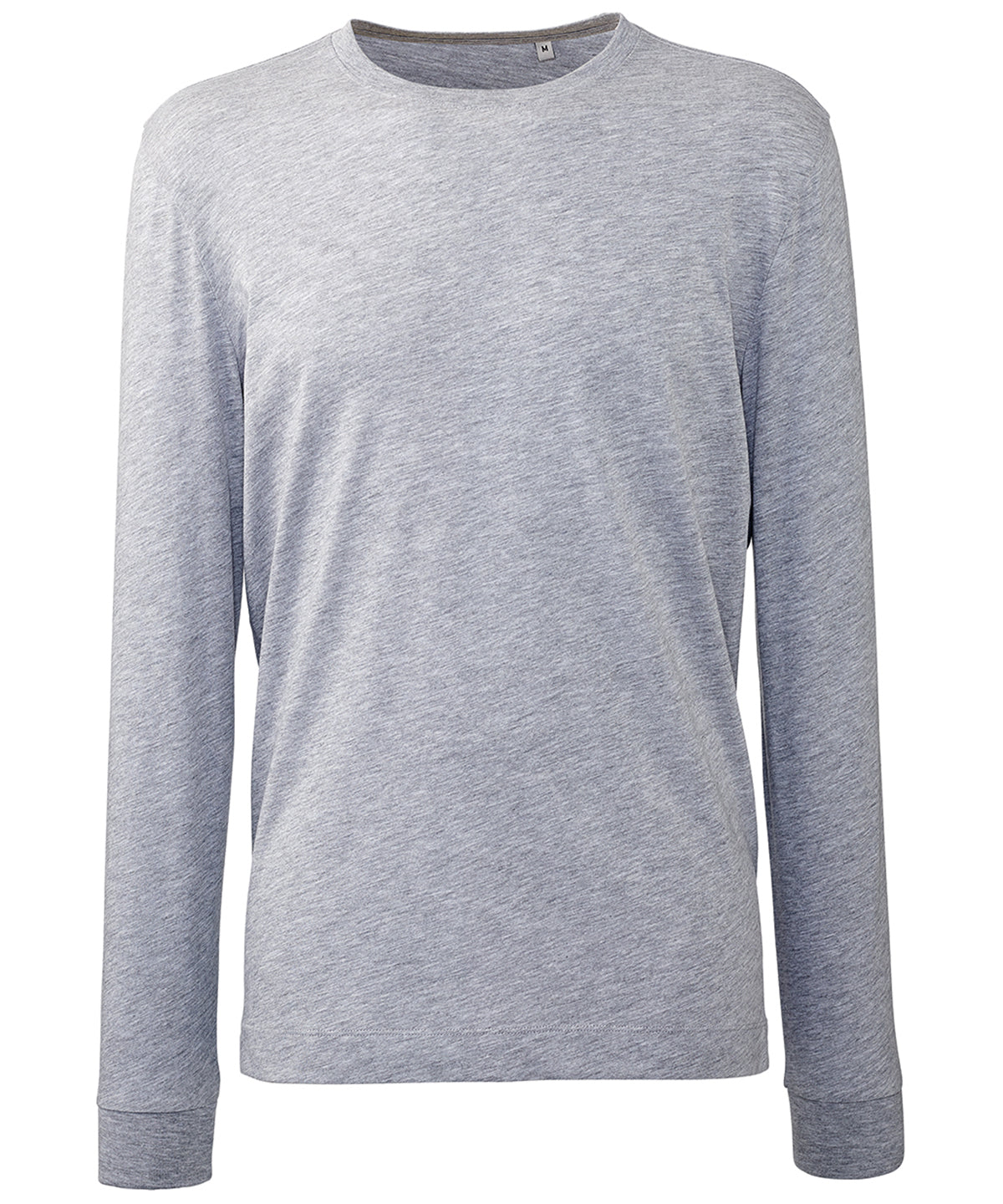 Tryck din logga på T-shirts från Anthem - Anpassa Anthem Long Sleeve Tee i färgen Mellangrå för företag, föreningar och privatpersoner