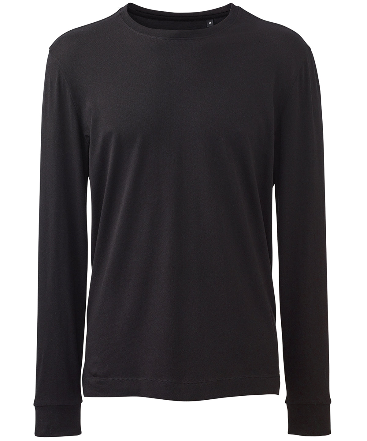 Tryck din logga på T-shirts från Anthem - Anpassa Anthem Long Sleeve Tee i färgen Svart för företag, föreningar och privatpersoner