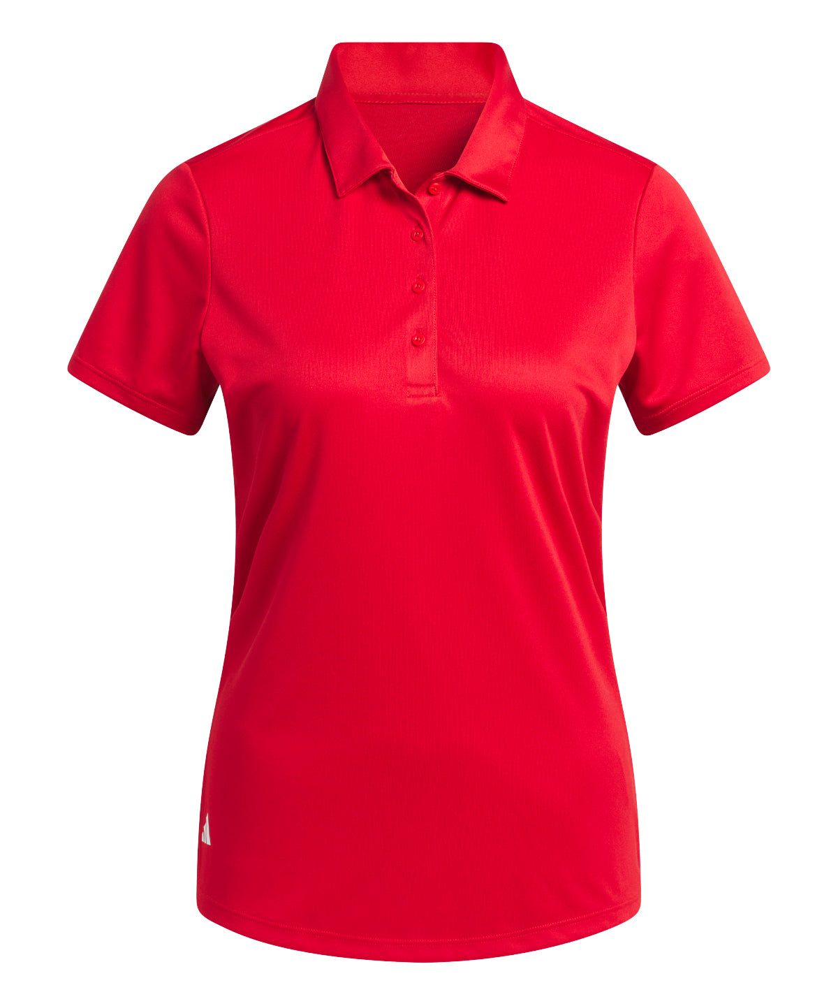 Tryck din logga på Piké från adidas - Anpassa adidas Performance Polo - Dam i färgen Mellan röd för företag, föreningar och privatpersoner