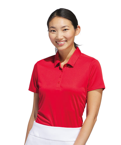 Tryck din logga på Piké från adidas - Anpassa adidas Performance Polo - Dam i färgen för företag, föreningar och privatpersoner